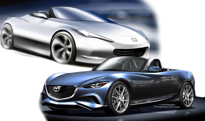 Compare honda s2000 mazda mx5 #7