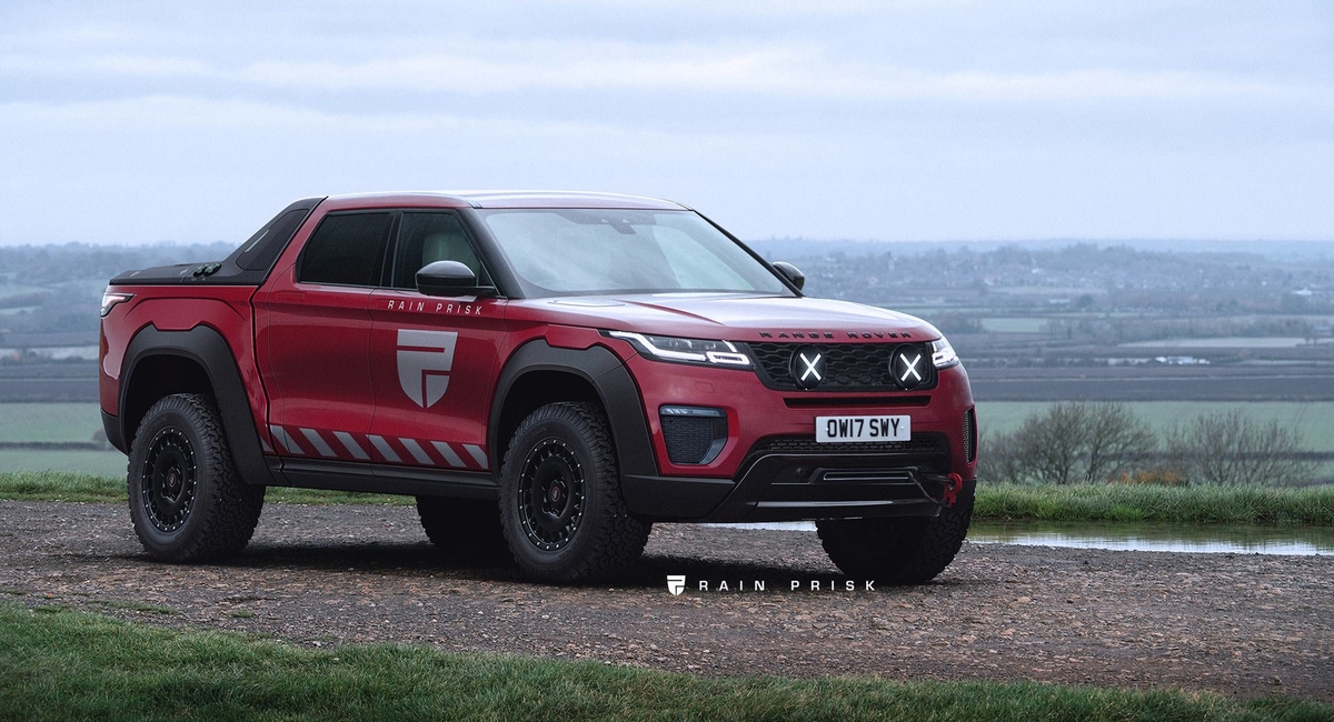 Maken of kraken: Range Rover pick-up [Render] | Autofans