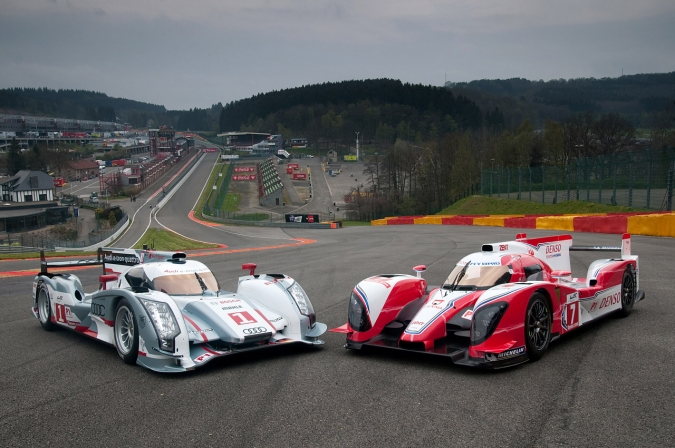 Toyota TS030 en Audi R18 E-Tron Quattro