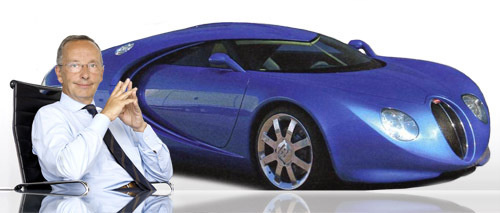 Bugatti concept by Walter de Silva