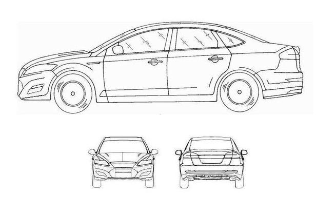 Седаны чертеж. Чертеж Ford Mondeo 3. Чертеж Форд Мондео седан. Форд Мондео 3 седан чертежи. Ford Mondeo 4 чертеж.