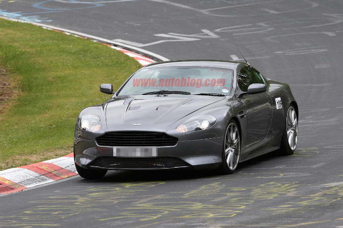 Aston Martin db9 2010 spyshots