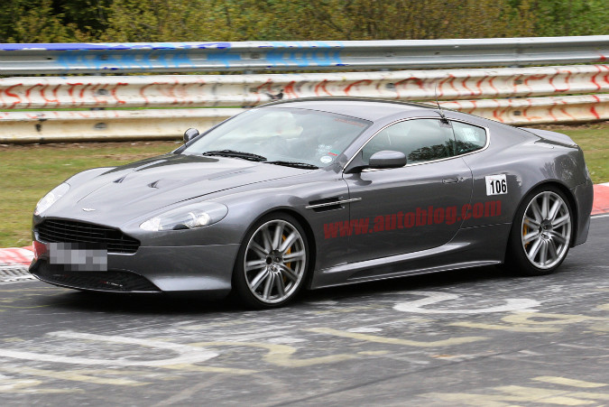 Aston Martin db9 2010 spyshots