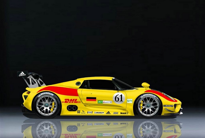 Porsche 918 RSR render