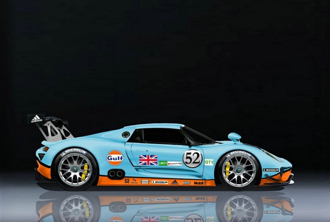 Porsche 918 RSR render