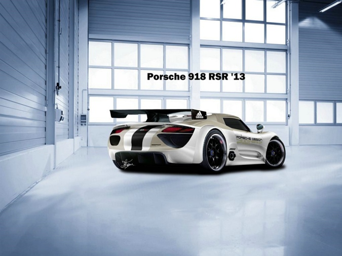 Porsche 918 RSR render