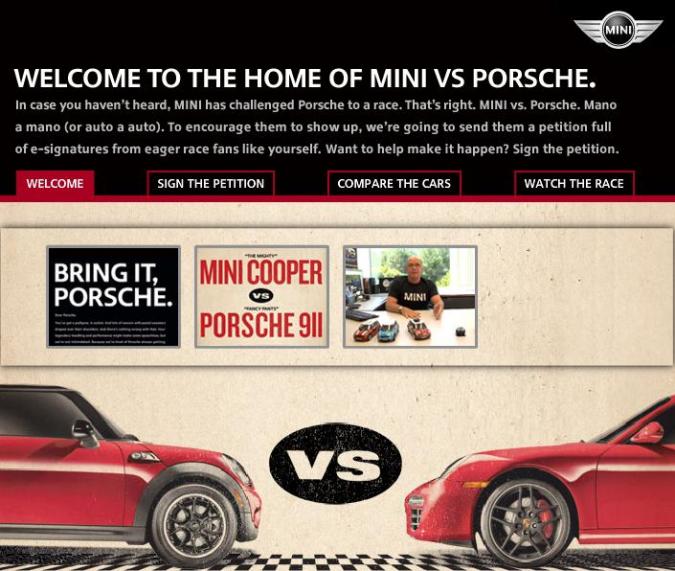 Mini daagt Porsche uit voor race op Road Atlanta