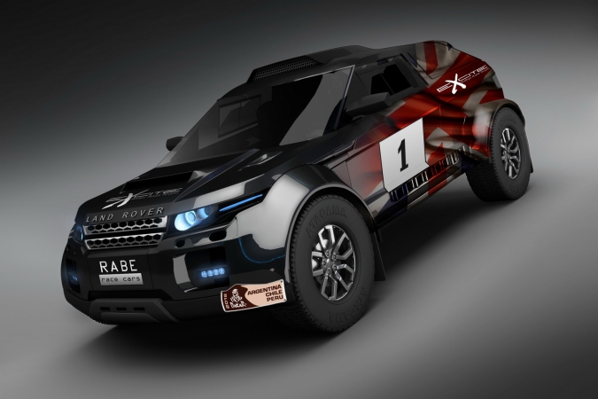 Range Rover Evoque naar de Dakar-rally