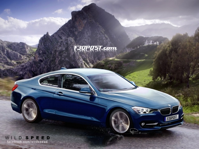 BMW 3 coupe 2012 render