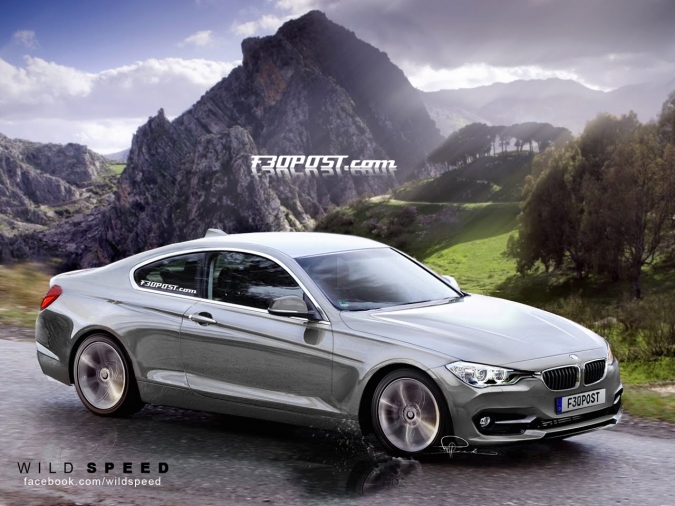 BMW 3 coupe 2012 render