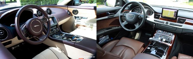 Rijtest Jaguar XJ 5.0l SuperSports vs Audi A8 4.2 TDI