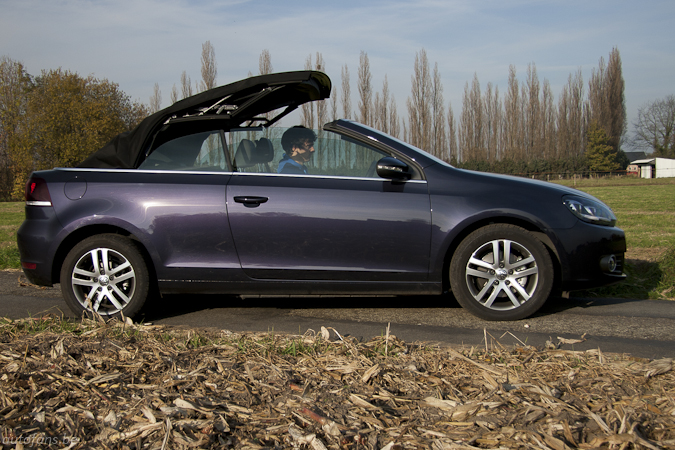 rijtest volkswagen Golf Cabrio 1.6 Bluemotion