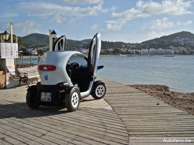 Renault Twizzy rijtest Ibiza 2012
