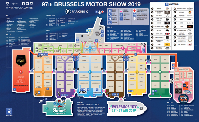 brussels motor show 2019 floorplan