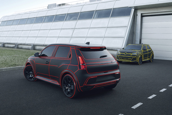 Renault 5 prototype teaser 2023