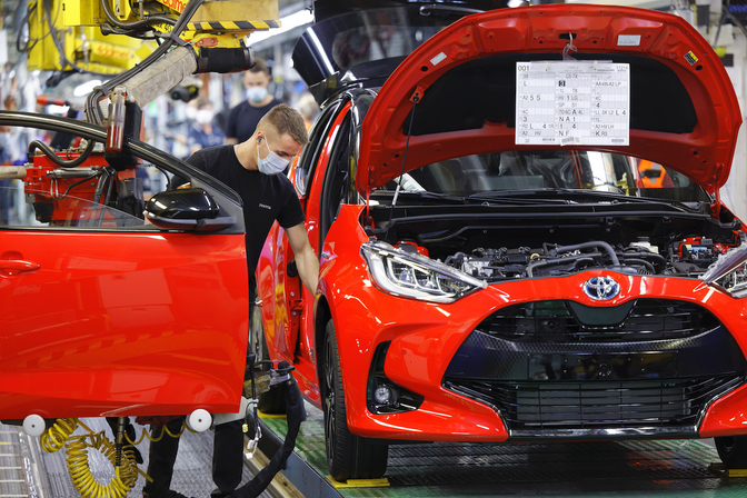 Toyota Yaris productie 2023