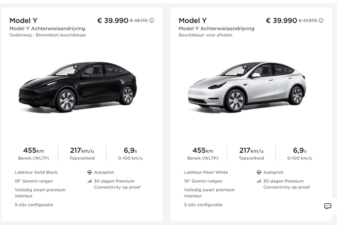 Tesla Model Y Flemish Premium info