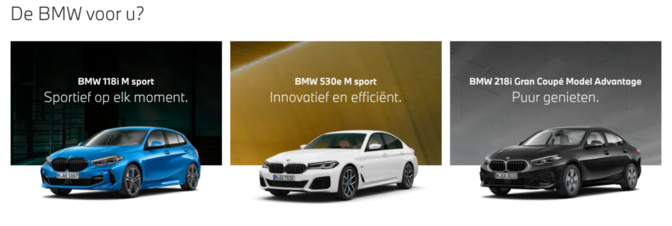 saloncondities BMW 2022