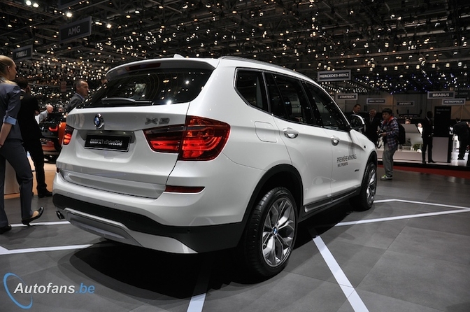 Live in Genève 2014: BMW X3 facelift