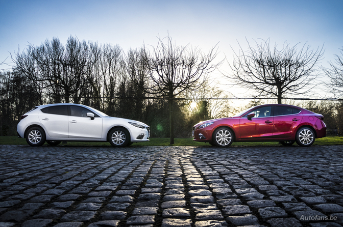 Rijtest: Mazda3 Hatch (2.2) & Sedan (2.0)