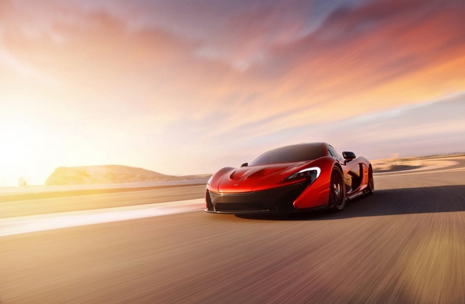 Meer muurbehang: McLaren P1