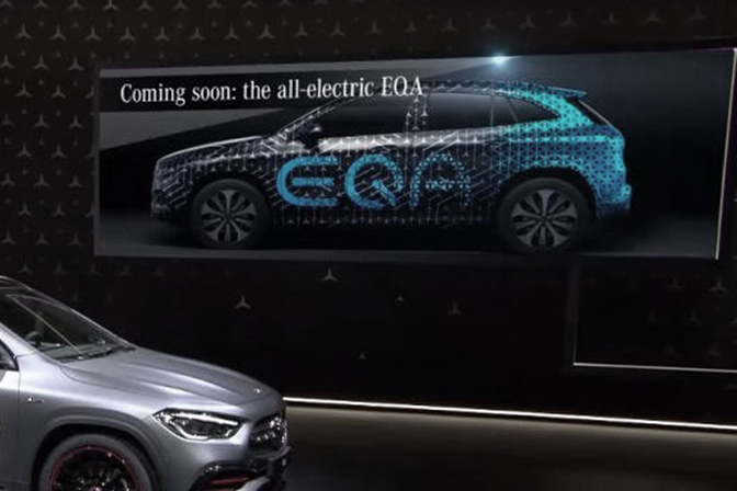 Mercedes EQA teaser