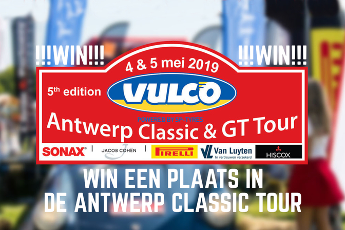 Antwerp Classic car event Classic Tour win