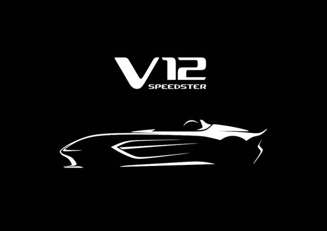 Aston Martin V12 Speedster teaser 2020