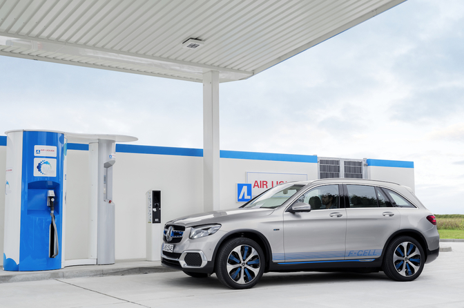 Mercedes waterstof einde GLC F-Cell fuel cell