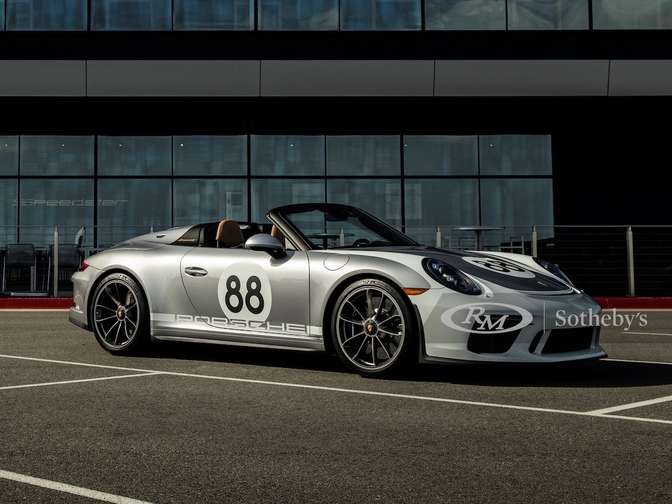 Porsche 911 Speedster 991 veiling RM Sotheby's