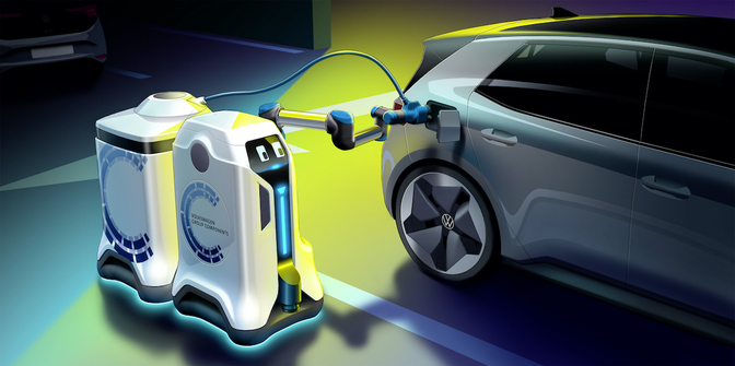 Robot de recharge de Volkswagen