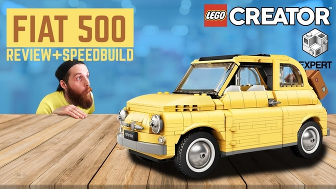 Speedbuild Lego Fiat 500 Creator Expert Autofans