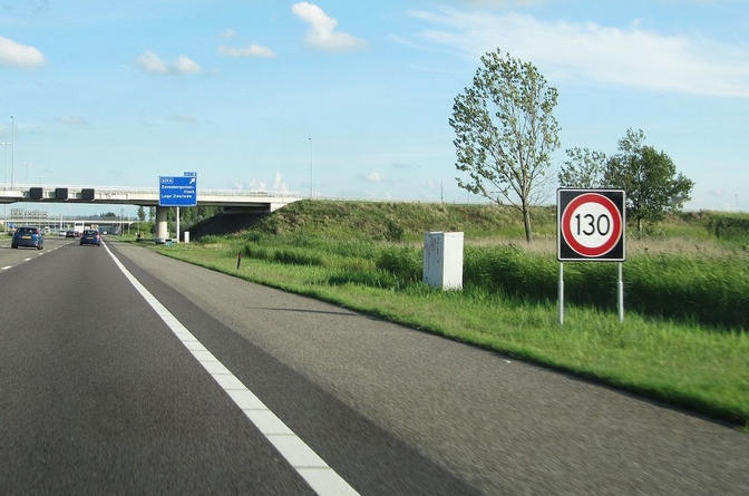 Nederland snelweg maximumsnelheid
