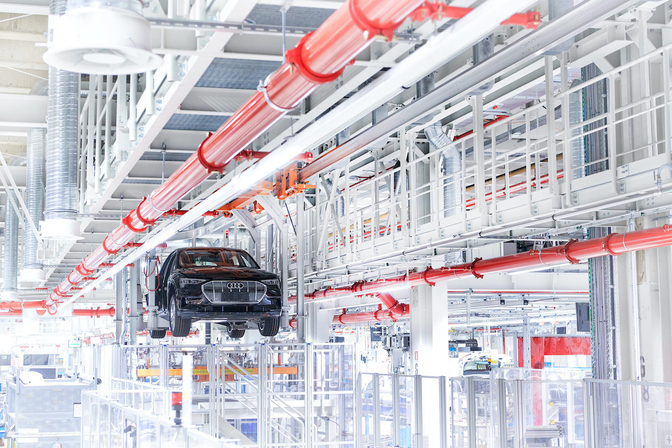 Audi E-Tron productie Brussel