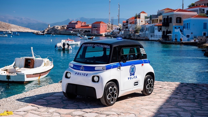 Citroën Ami politiewagen Chalki