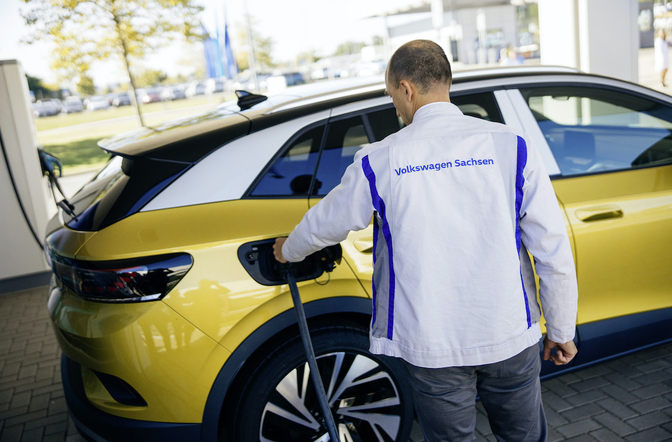 Volkswagen vehicle-to-home vehicle-to-grid recharge bidirectionelle 2022