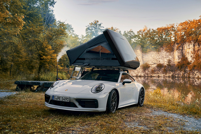 Porsche 911 tente de toit