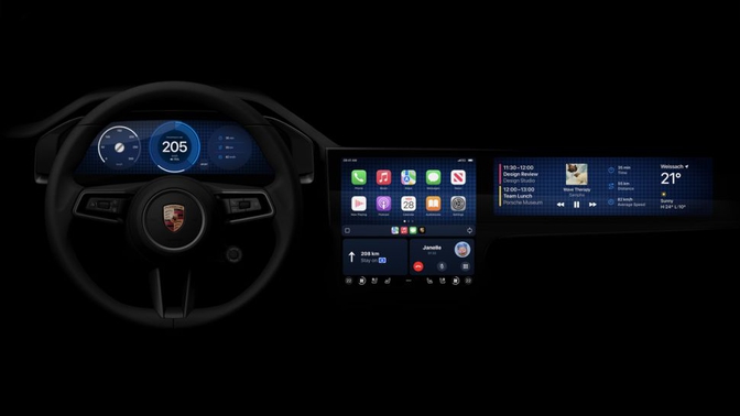 Apple CarPlay update Porsche 2023