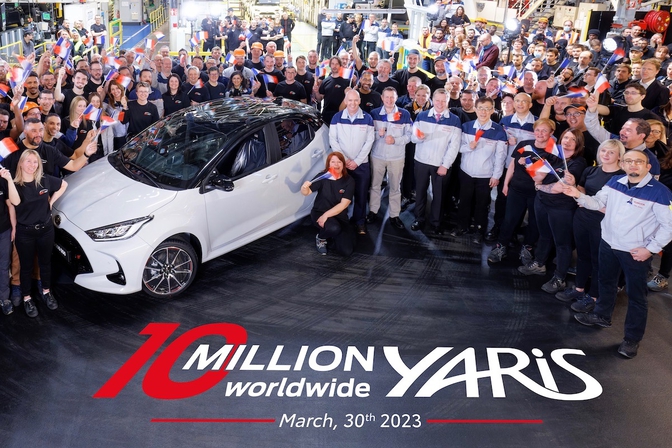 Toyota Yaris 10 miljoen 2023