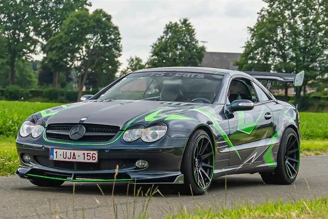 Mercedes SL tuning autoscout24