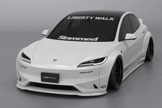 Tesla Model 3 Liberty Walk 2024