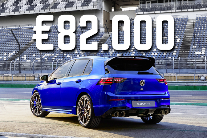 Volkswagen golf R prijs belgie nederland