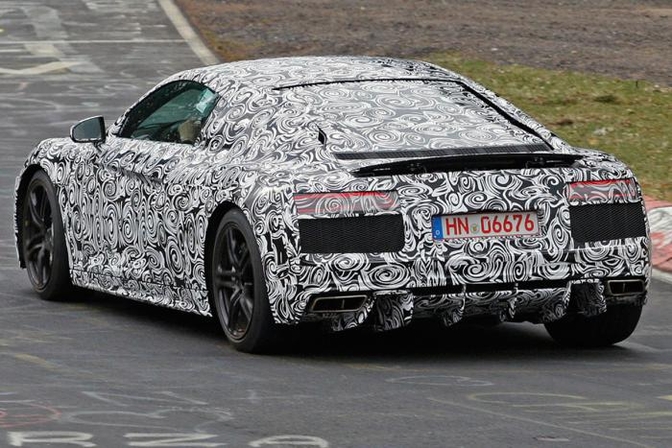 audi r8 spy pic 