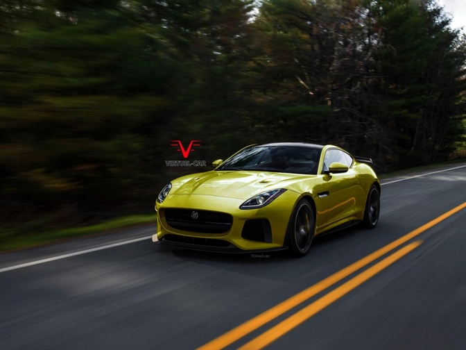 Jaguar F-Type SVR render