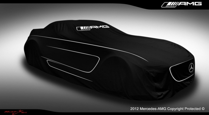 Mercedes SLS AMG Black Series teaser