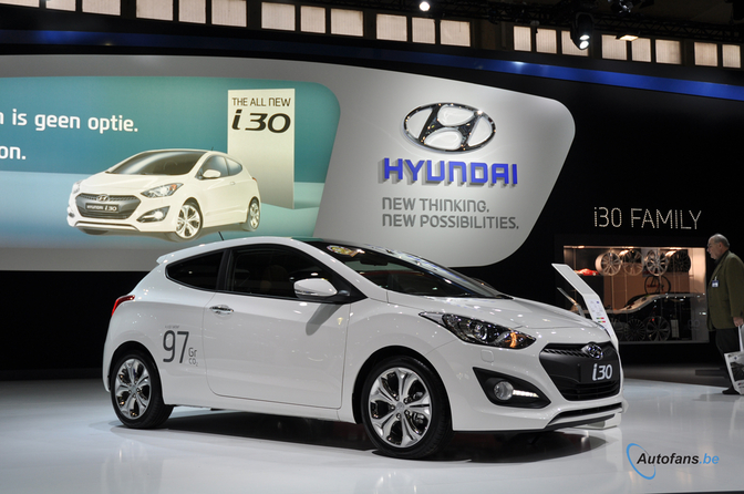 Hyundai i30 3deurs Brussel 2013