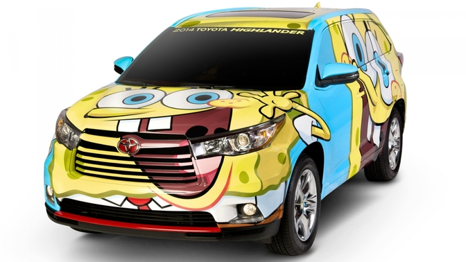 Toyota Highlander SpongeBob