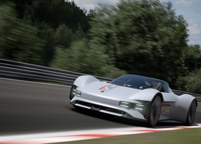 Porsche Vision Gran Turismo 2021 voorkant race