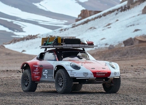 Porsche 911 beklimming Ojos del Salado-vulkaan 2022