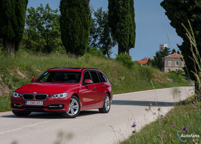 BMW 318d Touring in Kroatië